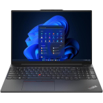 Lenovo ThinkPad E16 Gen 1 (Intel) Intel&reg; Core&trade; i5 i5-1335U Laptop 40.6 cm (16") WUXGA 16 GB DDR4-SDRAM 256 GB SSD Wi-Fi 6 (802.11ax) Windows 11 Pro US English Black New Repack/Repacked