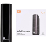 Western Digital Elements WDBWLG0060HBK-EESN external hard drive 6 TB Micro-USB B 3.2 Gen 1 (3.1 Gen 1) Black