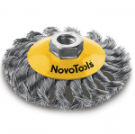 Lihvhari, n&otilde;gus M14, &Oslash;115mm p&otilde;imitud terasest harjased