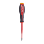 TRĪSPLAKŅU ROKTURA VDE SKRŪVGRIEŽI, TRI-LOBE VDE SCREWDRIVER T20 X100, 4932478730 MILWAUKEE