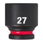 SHOCKWAVE&trade; IMPACT DUTY TRIECIENIZTURĪGAS UZGRIEŽŅU MUCIŅAS, 27 MM 1/2" IMPACT SOCKET STD - 1PC, 4932480321 MILWAUKEE