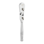 &frac12;&Prime; PIEDZIŅAS MUCIŅU ATSLĒGA AR GROZĀMU GALVIŅU, 1/2" DRIVE FLEX HEAD RATCHET, 4932479655 MILWAUKEE