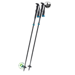 Saliekamie trekinga nūjas, oglekļa &scaron;ķiedra, regulējamas 105-125 cm, R075081, KOMPERDELL