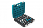 Instrumentu komplekts 1/2", 24 gab, K25009, KAMASA TOOLS, 18 se&scaron;punktu uzgriežņu atslēgas un 250 mm ratchet atslēga