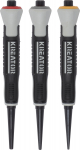 Naelapunkter 3 tk, KREATOR, KRT463009, Otsade suurused: 0,8 mm, 1,6 mm, 2,4 mm