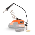 Bezvadu lodāmurs 20V, Dual Power, POWDP7060, temperatūra līdz 480 &deg;C, ātra uzsil&scaron;ana 10 sekunžu laikā