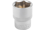 Kuuskantpesa 22 mm, JCB, JCB-54522, 1/2" DR, CrV materjal