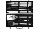 Yato BBQ KOMPLEKT YG-20111, 7tk, 430 roostevaba teras, tangid, spaatel, kahvel, nuga, k&auml;&auml;rid, pintsel