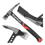 M&uuml;&uuml;rsepa haamer ANTI-SHOCK MONOBLOCK 680g Tvardy T00401 36cm must-punane