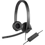 Logitech k&otilde;rvaklapid 981-000575, sagedus 31.5-20000 Hz, kaabli pikkus 1.9 m, must, DSP, m&uuml;ra summutav mikrofon