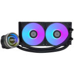 Lian Li CPU jahuti G89.GA2T24B.00, 2 ventilaatorit, 120 mm, 3200 RPM, 89.1 CFM, 3.66 mmH2O, must