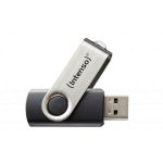 Intenso USB m&auml;lupulk 3503490 64 GB, lugemise kiirus 28 MB/s, kirjutamise kiirus 6,5 MB/s, metallist ja plastmassist korpus