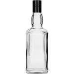 Browin 500 ml pudel kruvikorgiga, 1 tk, 500 ml, 226 mm k&otilde;rgus, 70 mm laius, must kork 28 x 38 mm