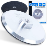 Geko Alumiiniumist poleerimisplaat Velcro 125 mm M14, 125 mm, M14, alumiinium, Velcro, kuni 15 200 p/min, PROFI