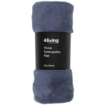 4Living Pleed Gert 6242606, 1250mm, 1500mm, pol&uuml;ester, sinine