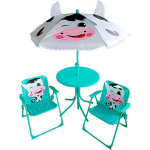 Besk V&auml;lis m&ouml;&ouml;bli komplekt 9105726, 1 laud, 2 tooli, 49 cm, 50 cm, 26 cm, 27 cm, 105 cm, Pol&uuml;ester