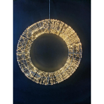 Besk Dekoratsioon Okk 9104644, 30cm, kollane, 800LED, IP44, metall