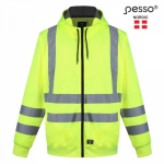Pesso Hi-vis jope kapuutsiga FL03G_3XL, 3XL, 50mm peegeldajad, 100% pol&uuml;ester, EN ISO 20471:2013, 2. kategooria