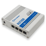 Teltonika | Industrial Router | RUTX08 | No Wi-Fi | 10/100/1000 Mbit/s | Ethernet LAN (RJ-45) ports 4 | Mesh Support No | MU-MiMO No | No mobile broadband | 1 | 24 month(s)