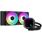 Deepcool CPU vedelikjahutus LS520 SE R-LS520-BKAMMM-G-1, 240mm, 85.85cfm, 32.9dBA, 2 ventilaatorit, RGB