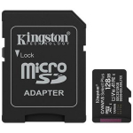 Kingston Canvas Select Plus | 128 GB | microSD | Flash memory class Class 10, UHS-I, U1/U3, video class 10/30, A1