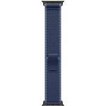 Apple Korpus 49mm Sinine/Hele sinine Trail Loop - S/M - Musta titaani viimistlus, 130-180mm, 60% taaskasutatud nailon