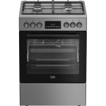 Beko Iseseisev pliit FBM62330GXTN, 600mm, 850mm, 72L, 4 gaasipinda, 2900W, 3D kuum &otilde;hk, isepuhastuv