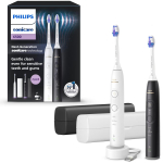 Philips Sonicare 6500 seeria Duo Pack elektrilised hambaharjad HX7419/01, 62000 liikumist/min, 3 režiimi, 2 k&auml;epidet, 2 pead