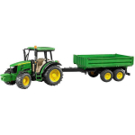 Bruder Traktor koos haagisega, BR-02108, 1:16, 16.5cm, 17.7cm, 29.8cm, plast, haagis 32.5x14.8x10.8cm