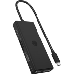 Raidsonic USB Type-C dokk IB-DK4011-CPD, 1xUSB 3.0, 1xDisplayPort, 1xSD, 1xUSB 3.1 C, 2xHDMI, 2xUSB 2.0