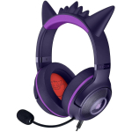 Razer k&otilde;rvaklapid Kraken Kitty V2 RZ04-04730300-R3M1, 32&Omega;, 2m, USB-A, Gengar Edition, m&uuml;ra isoleerimine, m&uuml;ra summutamine
