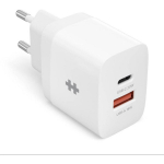 Hyper Laadija HJ205EU, 20W, 2x24 pin USB-C, Power Delivery, valge