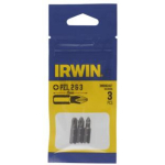 Irwin Kruvikeeraja otsikute komplekt IW6061417, 25mm, 1/4", PZ1, PZ2, PZ3, 3 tk.