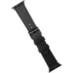 Fixed FIXLST-434-BK Nahkne k&auml;erihm Apple Watch 42/44/45/46/49mm, Must, 165-215mm