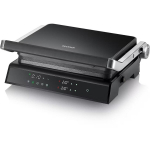 Severin KG 2399 kontaktgrill, 1800 W, 5 programmi, LCD, eemaldatavad plaadid, 30x22 cm, 230&deg;C