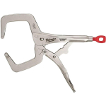 Milwaukee 4932471728 C Torque Lock klambrid, 280mm, 90mm, kroomitud, painutatud l&otilde;uad