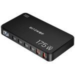 Blitzwolf BW-S30 6-in-1 laadimisjaam, 4xUSB-C + 2xUSB, 175W, 100-240V, kompaktne
