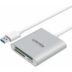 Unitek Y-9313 kaardilugeja, USB 3.2 Gen 1, SD/SDHC/SDXC, microSD, CF, 5 Gbit/s, Plug & Play