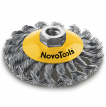 Lihvhari, n&otilde;gus M14, p&otilde;imitud terasest harjased &Oslash;125mm