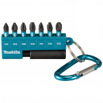 Otsikute komplekt 25mm, 1/4", 8 tk. IMPACT BLACK E-11994 MAKITA