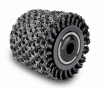 Rullhari punutud metallist harjastega MRS1300 125x100mm, Scheppach, 7903800721, 125 mm, 100 mm