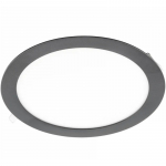 LED laevalgusti ORIS PLUS, 24W, 3000K, 2000lm, IP20, 120&deg;, must; LD-ORW24W-CBP-10