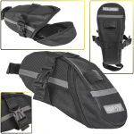 Velosipēda sēdekļa soma, ūdensizturīga un izturīga 600D Oxford, 21x9x9.5 cm, K02325, Keltin