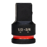 &frac12;COLLAS UZGRIEŽŅU MUCIŅAS TRIECIENATSLĒGĀM - REDUKTORI, IMPACT SOCKET ADAPTOR 1/2" TO 3/4"-1PC, 4932480355 MILWAUKEE