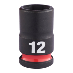 SHOCKWAVE&trade; IMPACT DUTY TRIECIENIZTURĪGAS UZGRIEŽŅU MUCIŅAS, 12 MM 3/8" IMPACT SOCKET STD - 1 PC, 4932480269 MILWAUKEE