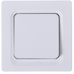 Slēdzis, z/a, 1 taustiņ&scaron;, GEO balts, bez rāmī&scaron;a 01569300-250101, G&Uuml;NSAN