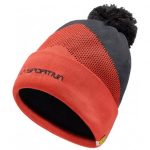 Cepure KNITTY Beanie, izmērs: S/M, Cherry Tomato/Carbon, 8058428064052 LA SPORTIVA