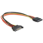 Gembird toitekaabli pikendus CC-SATAMF-01 0.3 m, SATA 15 pin isane ja emane pistikud