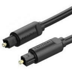 Vention kaabel BAEBH, 2 m, must, optiline (Toslink/S/PDIF) pistik