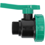 Flo kuulventiil 88983 1-1/4" x 1-1/4" PP, G1-1/4 (F) x G1-1/4 (M), 16 bar, UV vastupidav
